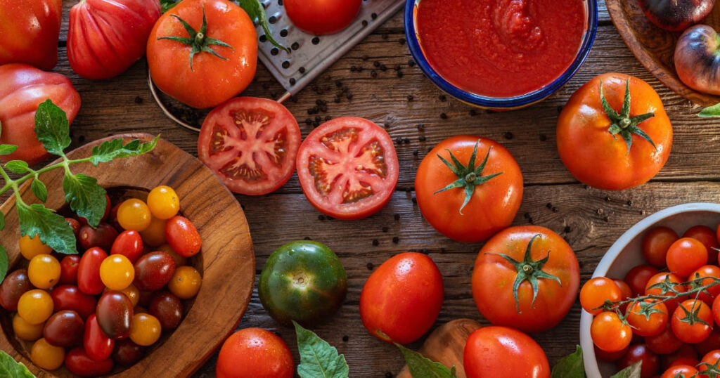Tomatoes summer vegetables guide