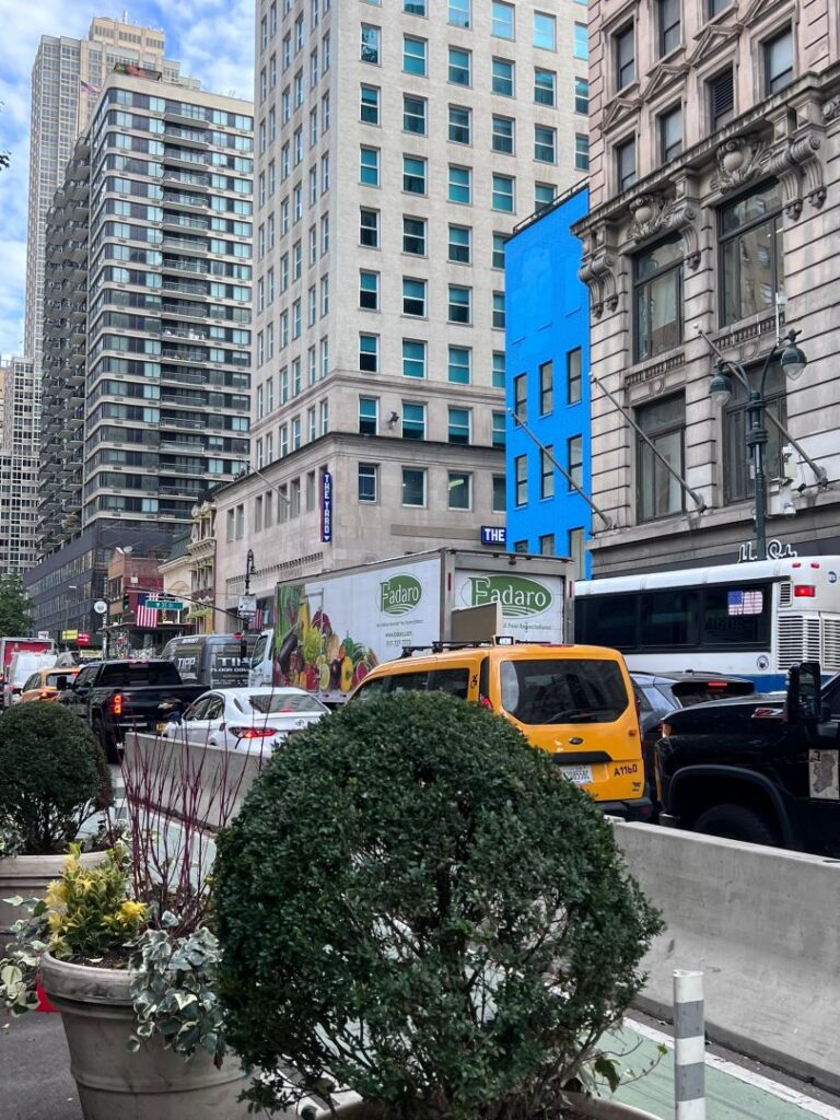 Fadaro Foods wholesale delivery truck in Manhattan NYC